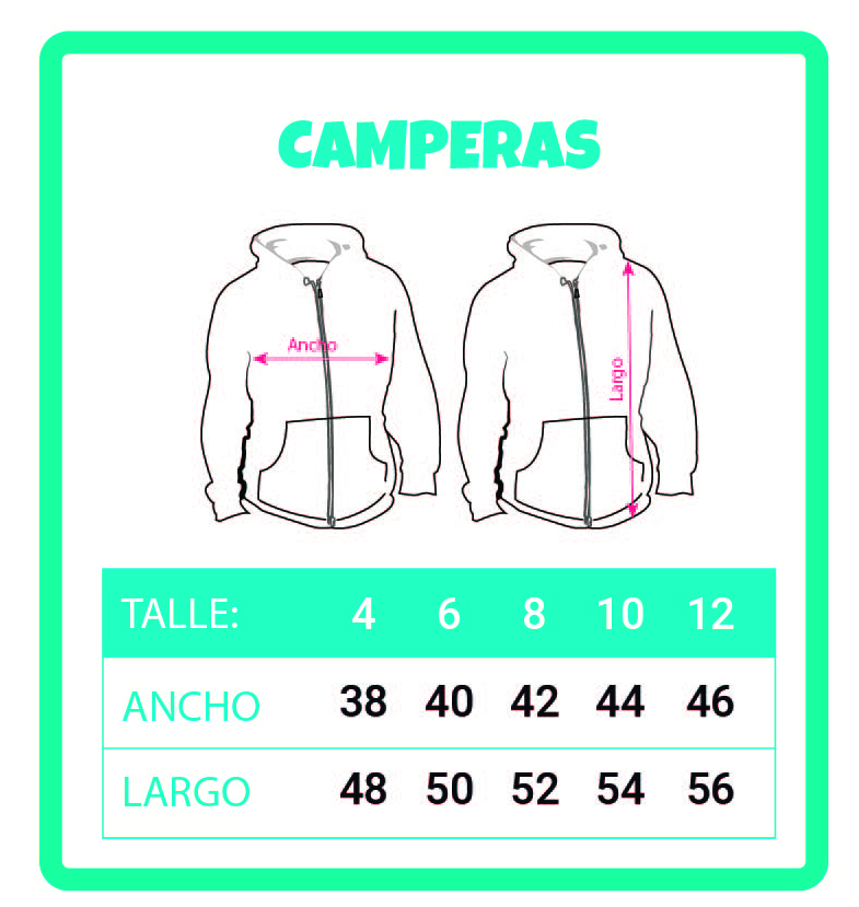 talles camperas